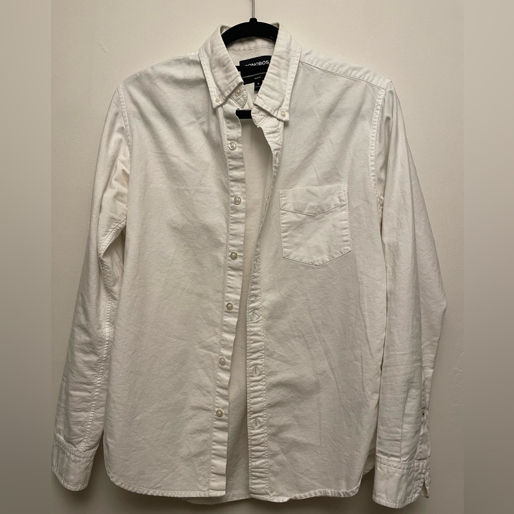 Bonobos white long sleeve button down